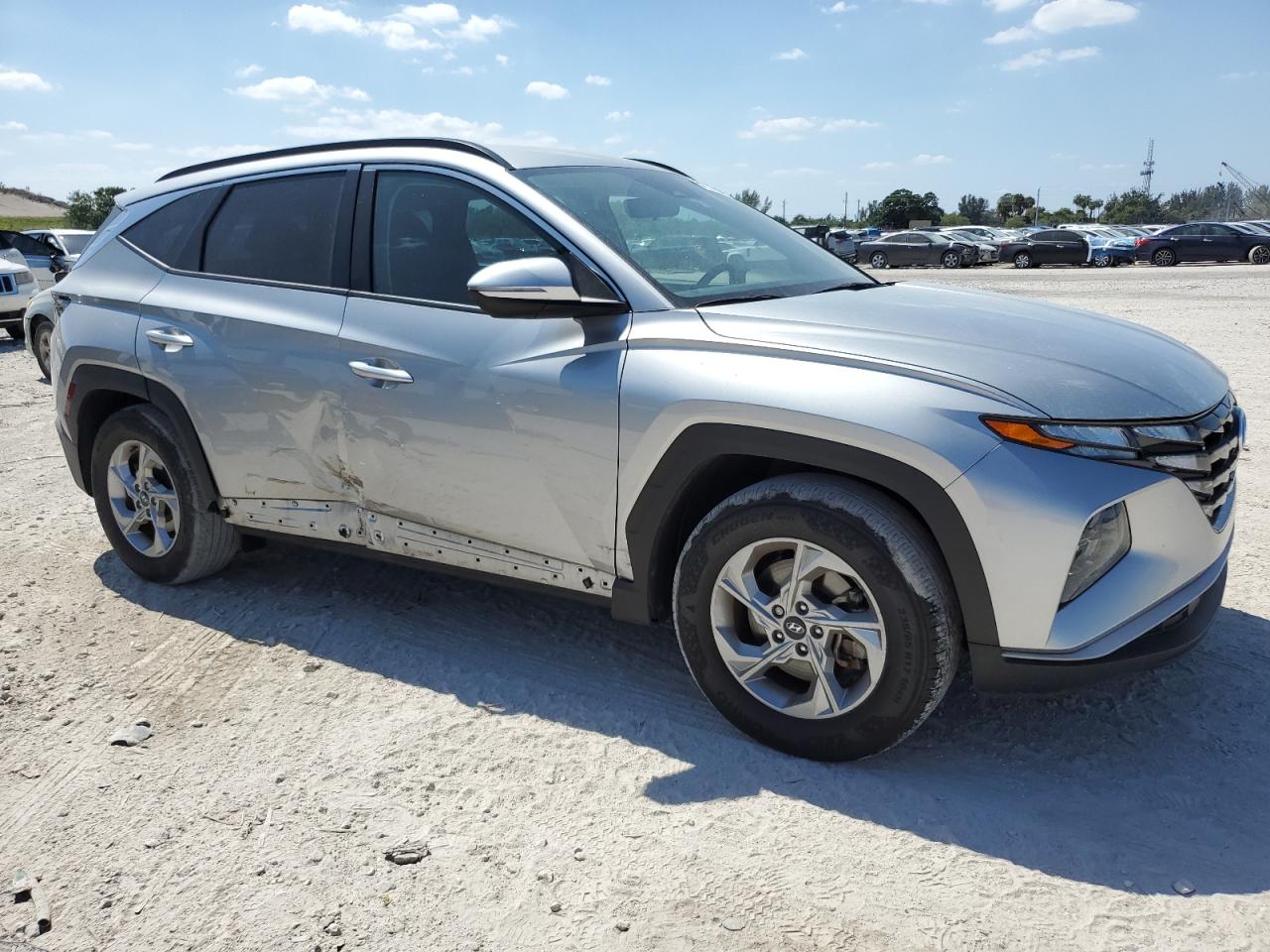 2023 Hyundai Tucson VIN 5NMJB3AE5PH178992 Copart auction photo, rear end / side damage thumbnail 4