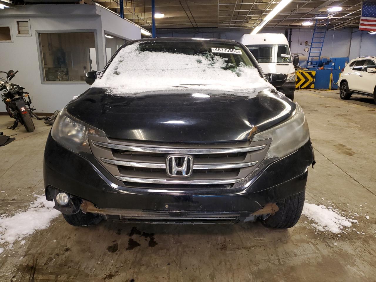2012 Honda CR-V VIN 5J6RM4H57CL078176 Copart auction photo, front end / side damage thumbnail 5