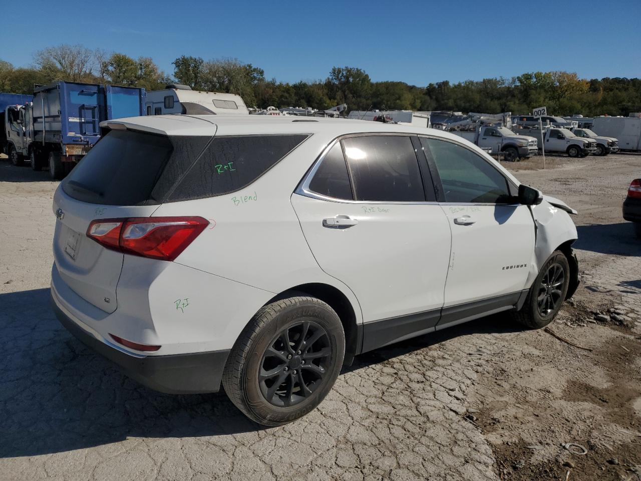 2019 Chevrolet Equinox VIN 3GNAXKEV6KS542934 Copart auction photo, front end / undercarriage damage thumbnail 3