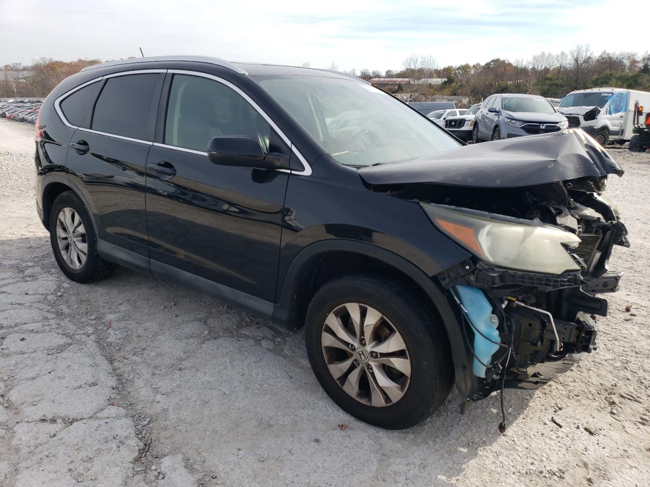 2014 Honda CR-V VIN 2HKRM4H72EH651368 Copart auction photo, front end damage thumbnail 4
