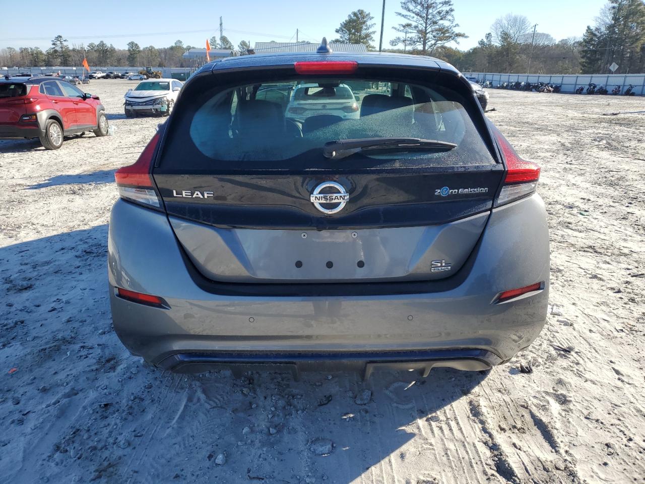 2020 Nissan Leaf VIN 1N4BZ1DP7LC309890 Copart auction photo, front end / side damage thumbnail 6