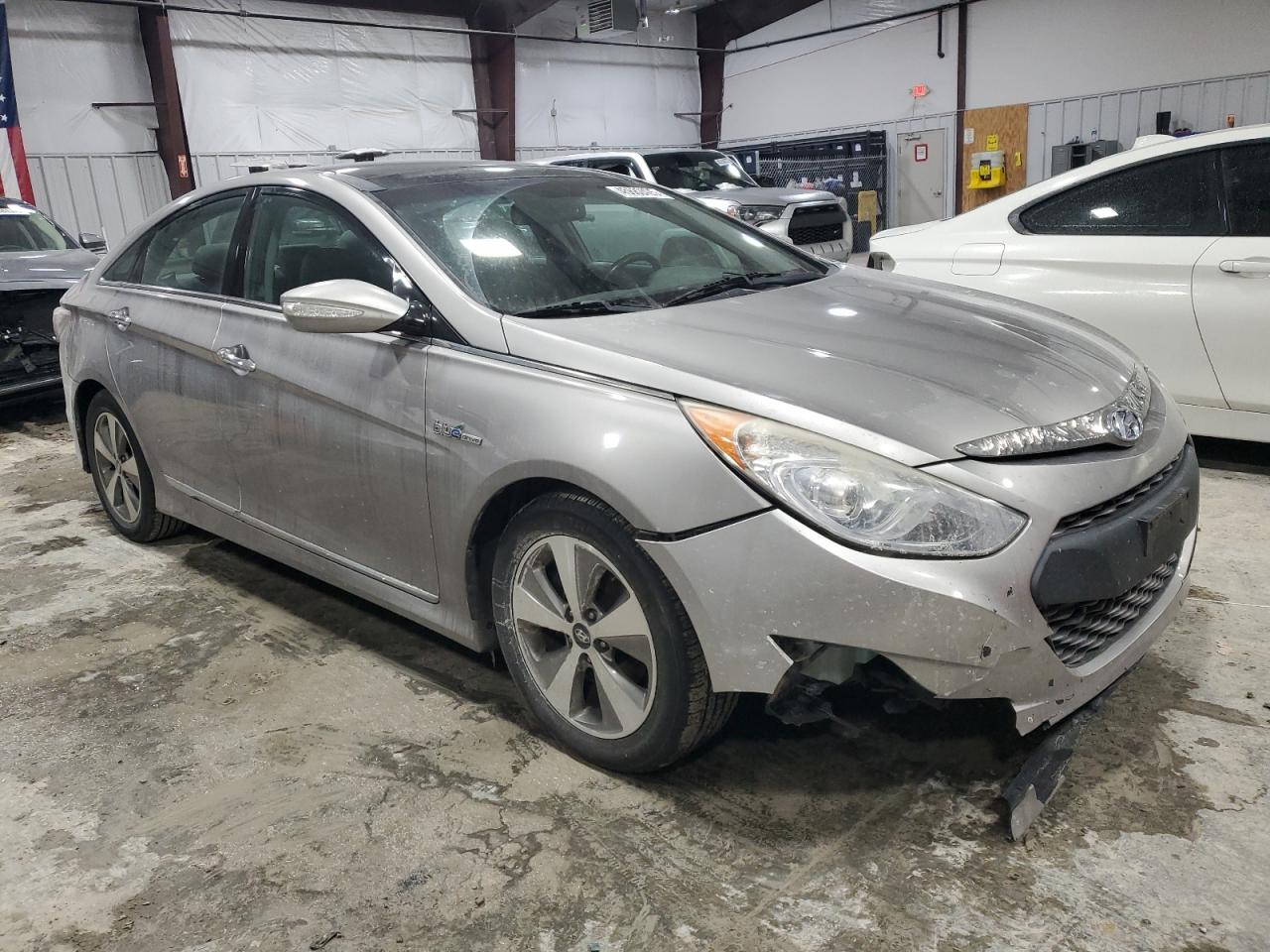 2012 Hyundai Sonata VIN KMHEC4A44CA047547 Copart auction photo, front end damage thumbnail 4