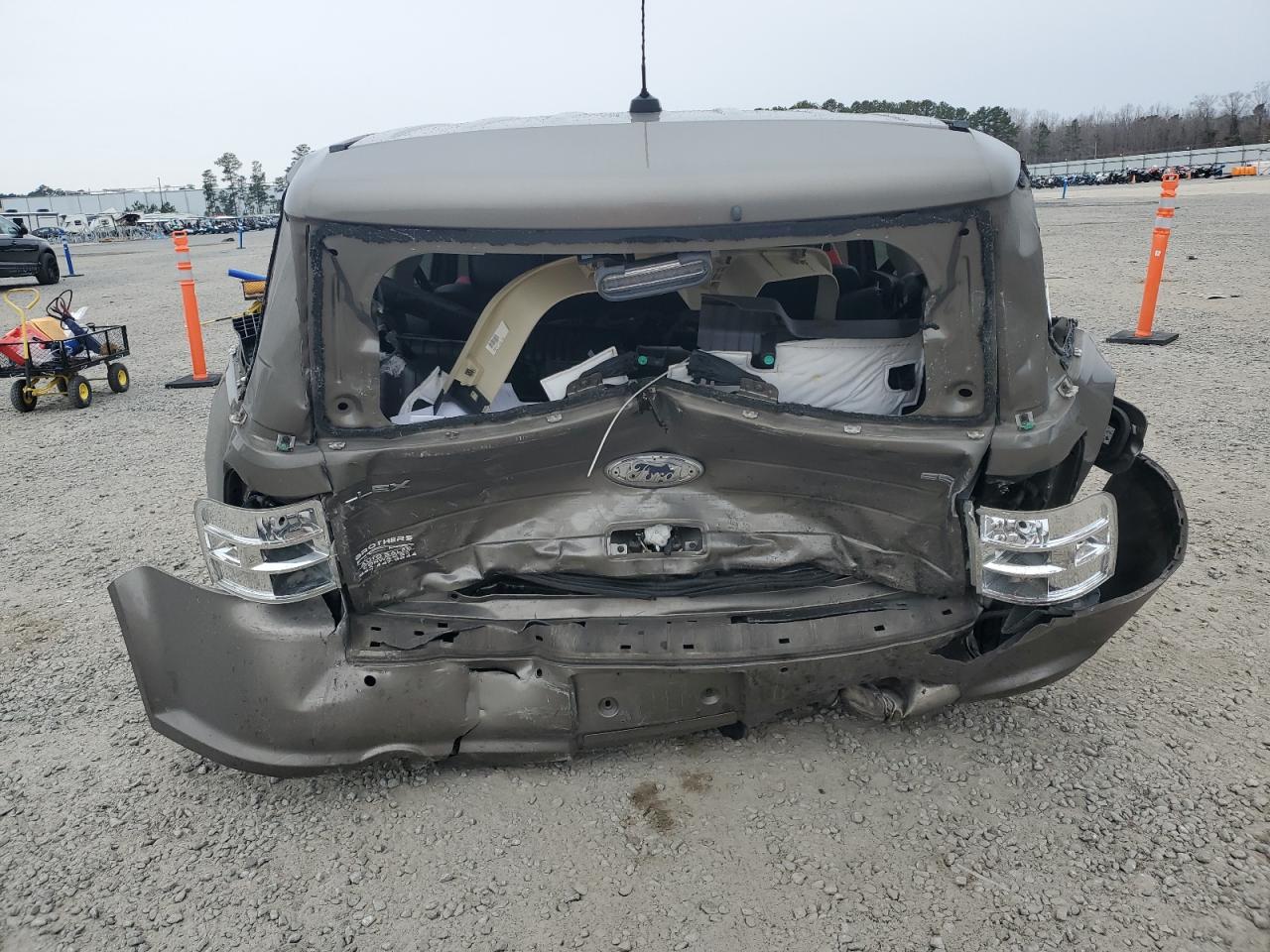 2013 Ford Flex VIN 2FMGK5C82DBD34179 Copart auction photo, all over damage thumbnail 6