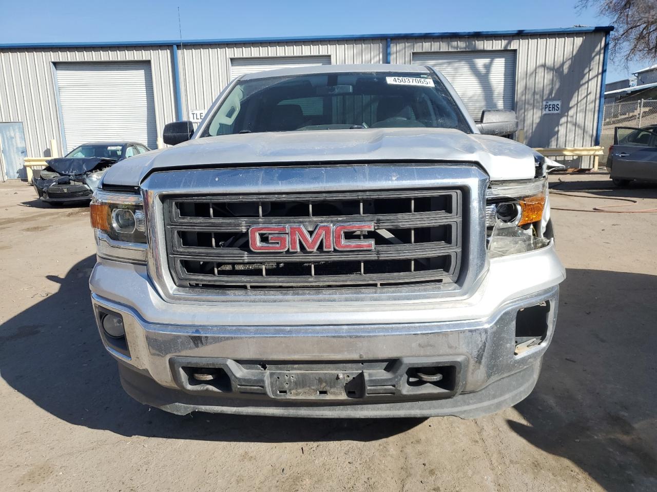 2015 GMC Sierra VIN 1GTV2TEH9FZ191857 Copart auction photo, side damage thumbnail 5