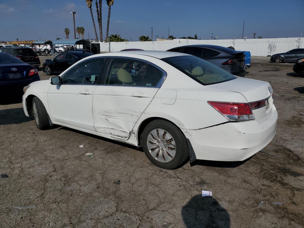 2012 Honda Accord VIN 1HGCP2F36CA012921 Copart auction photo, side / rear end damage thumbnail 2