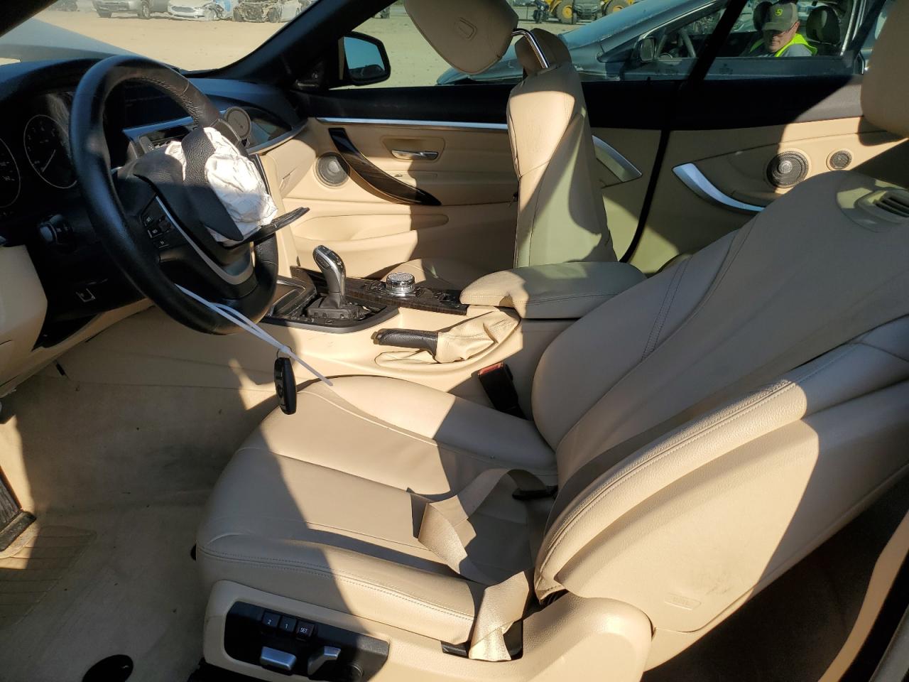 2016 BMW 4er VIN WBA3V7C57G5A28065 Copart auction photo, front end / top/roof damage thumbnail 7
