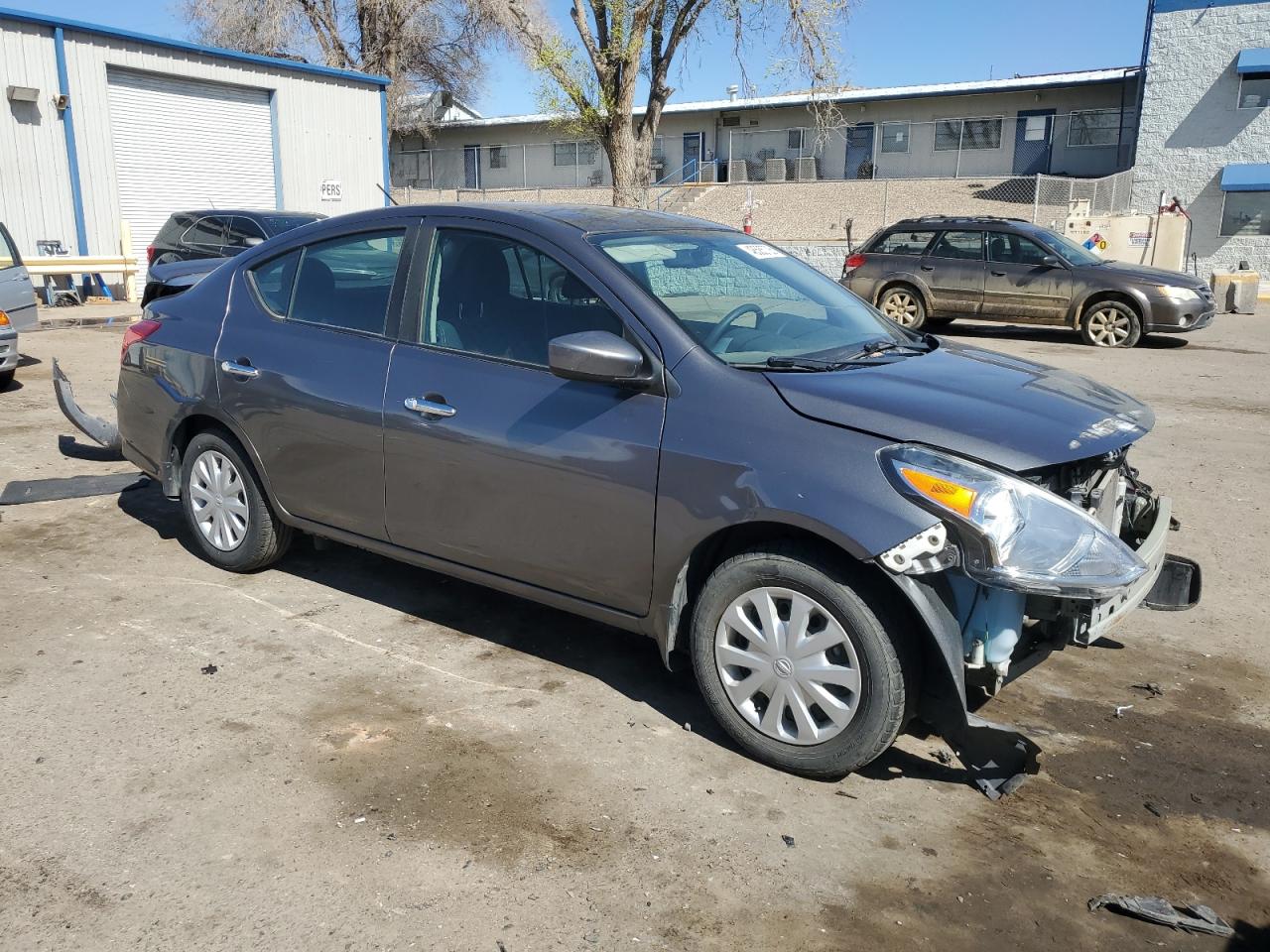 2019 Nissan Versa VIN 3N1CN7AP2KL812041 Copart auction photo, front end damage thumbnail 4