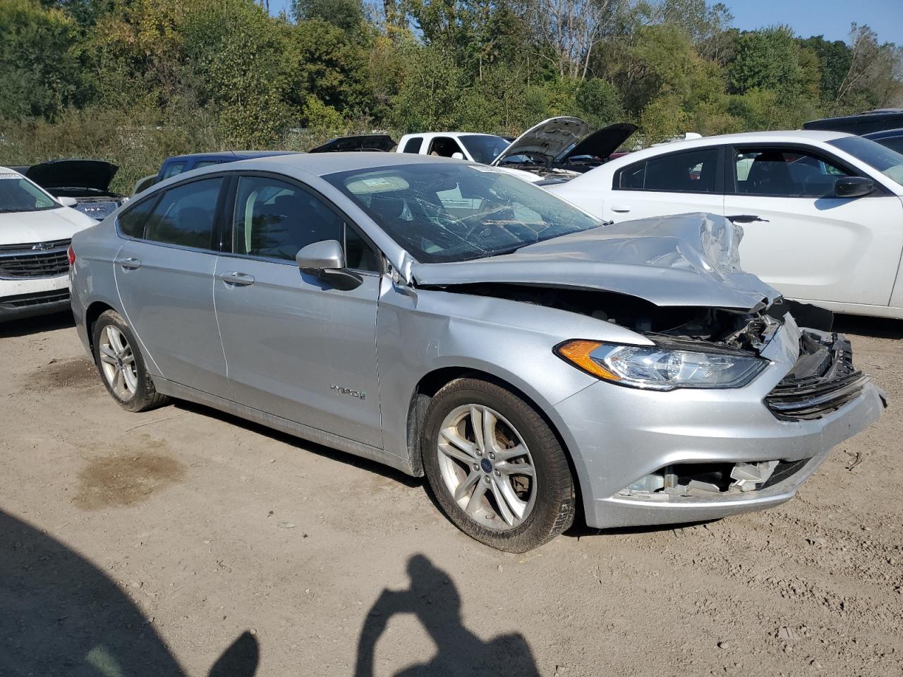 2018 Ford Fusion VIN 3FA6P0LUXJR173262 Copart auction photo, front end / rear end damage thumbnail 4