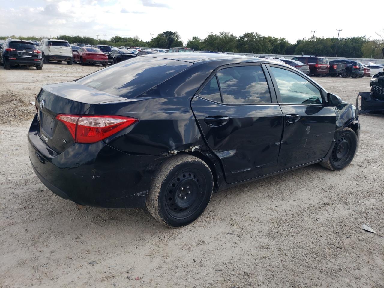2019 Toyota Corolla VIN 5YFBURHE2KP926832 Copart auction photo, all over damage thumbnail 3
