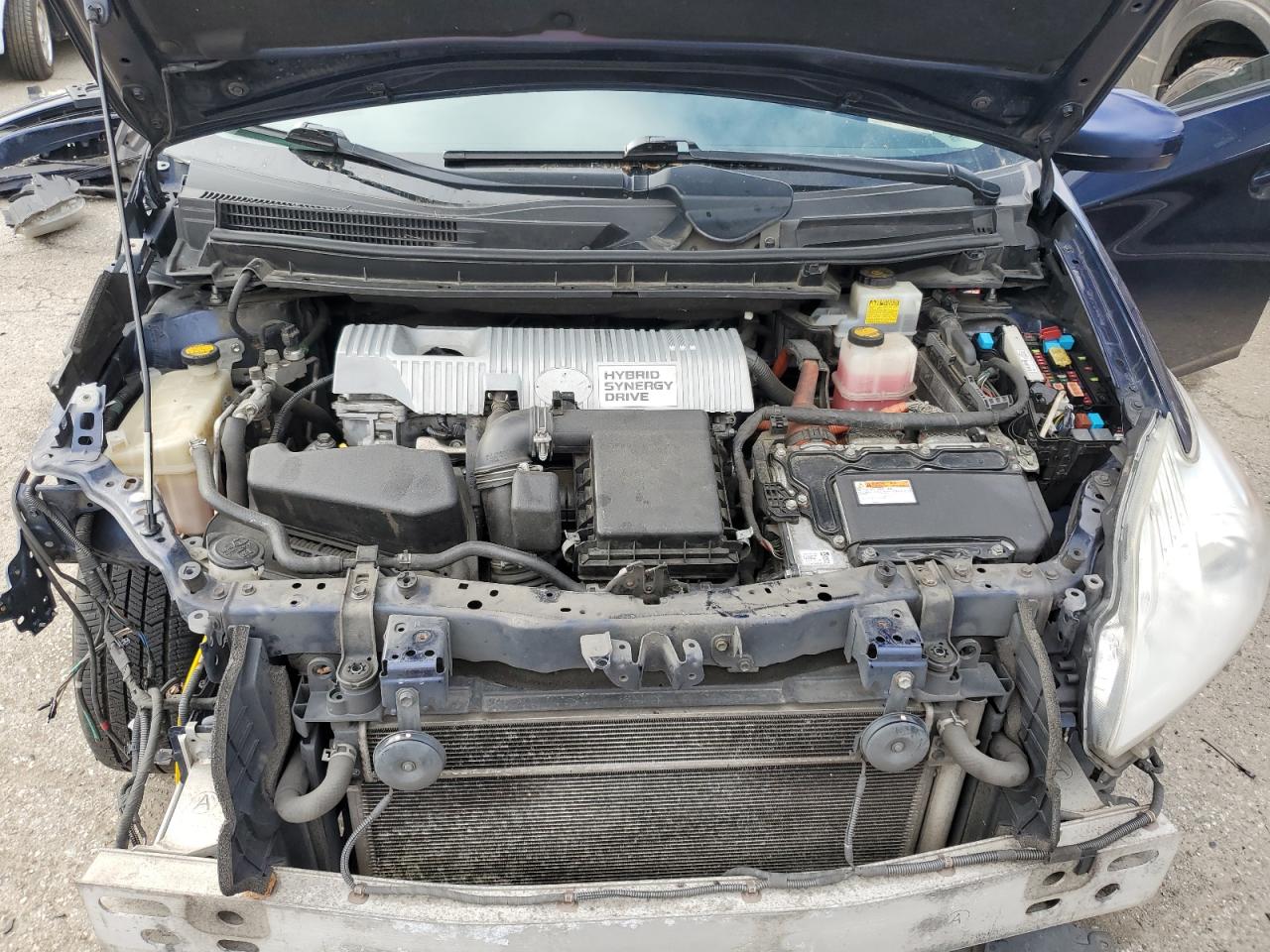 2012 Toyota Prius VIN JTDKN3DU4C1519494 Copart auction photo, front end / side damage thumbnail 12