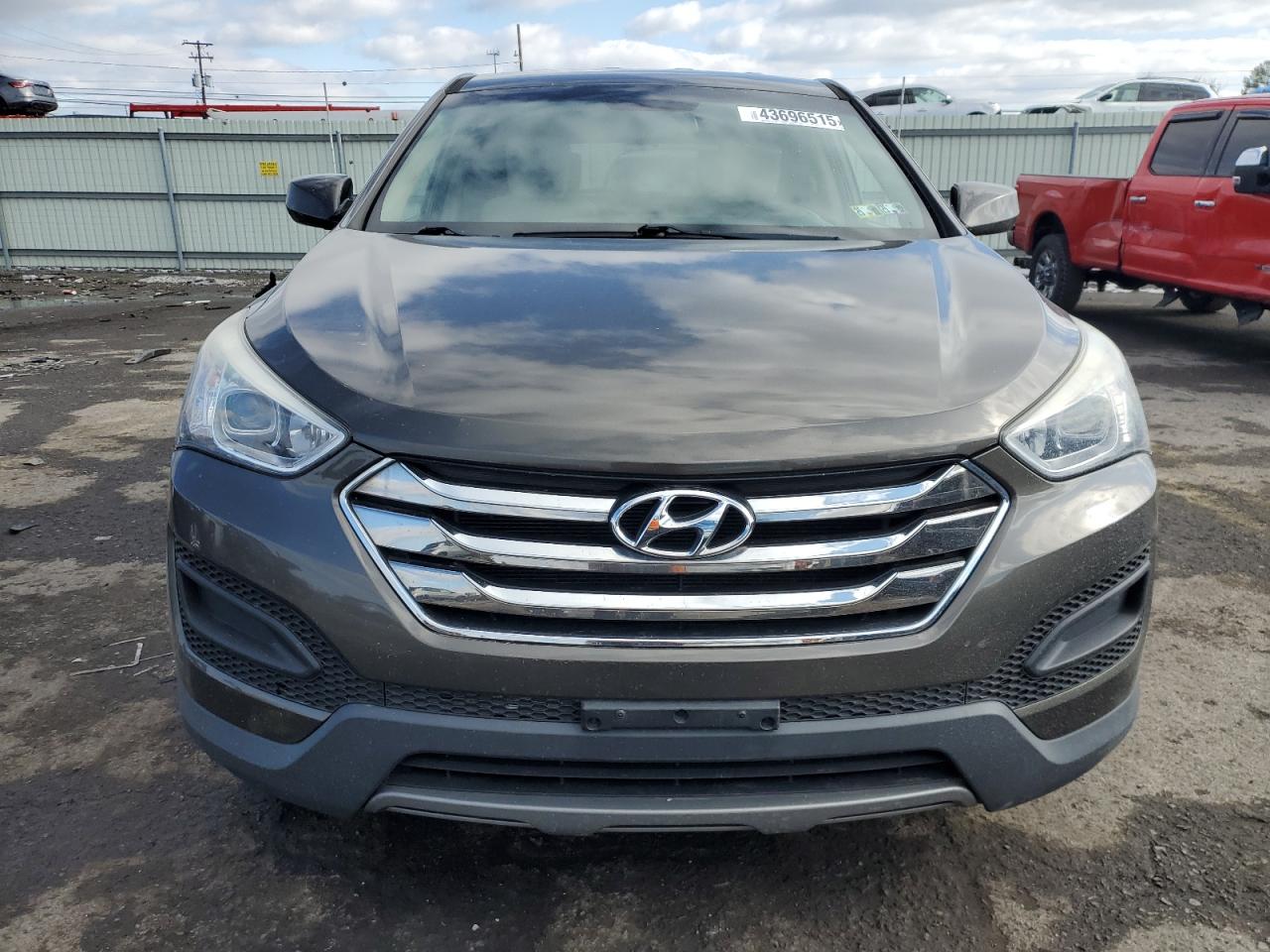 2014 Hyundai Santa Fe VIN 5XYZT3LB1EG205907 Copart auction photo, top/roof / side damage thumbnail 5