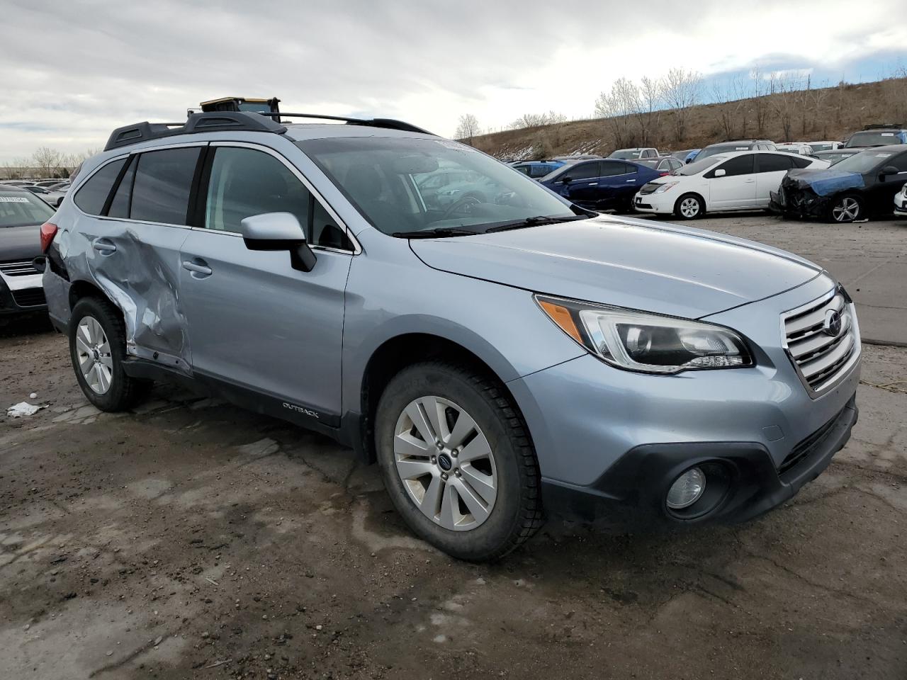 2017 Subaru Outback VIN 4S4BSADC0H3309003 Copart auction photo, side / rear end damage thumbnail 4