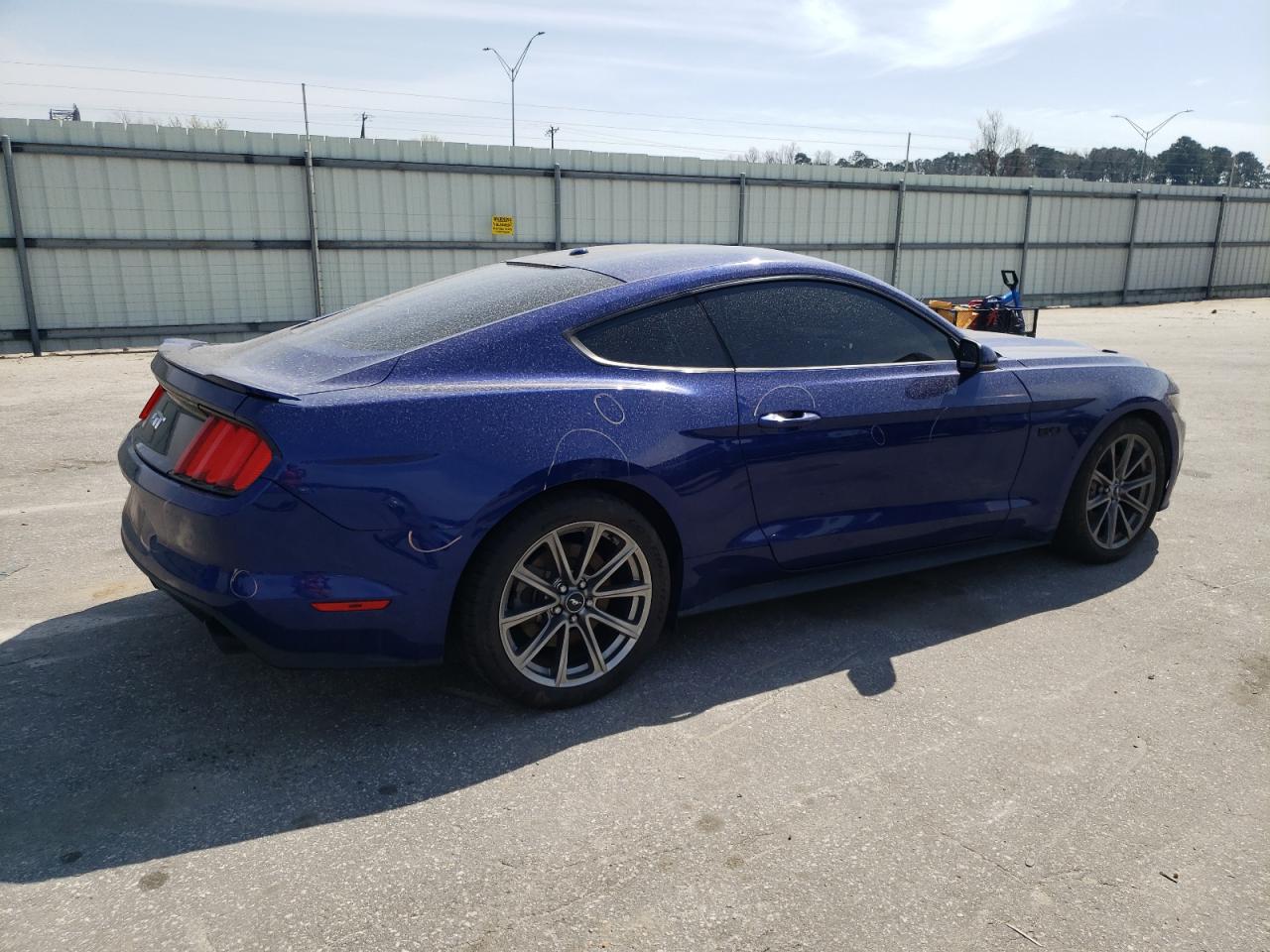 2015 Ford Mustang VIN 1FA6P8CF1F5388359 Copart auction photo, front end damage thumbnail 3