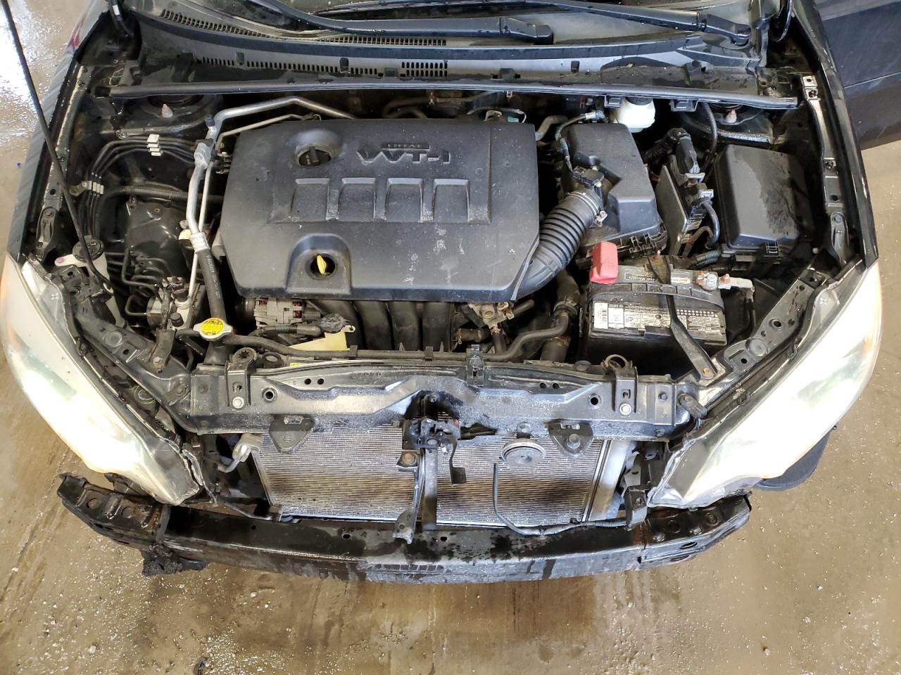 2014 Toyota Corolla VIN 5YFBURHE1EP033555 Copart auction photo, front end damage thumbnail 11