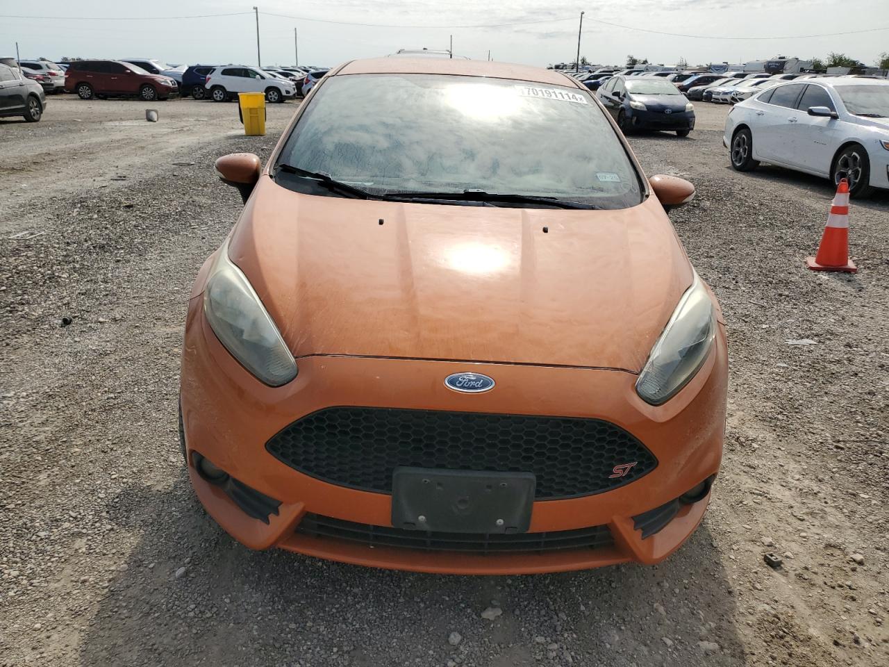 2019 Ford Fiesta VIN 3FADP4GX1KM158098 Copart auction photo, hail damage thumbnail 5