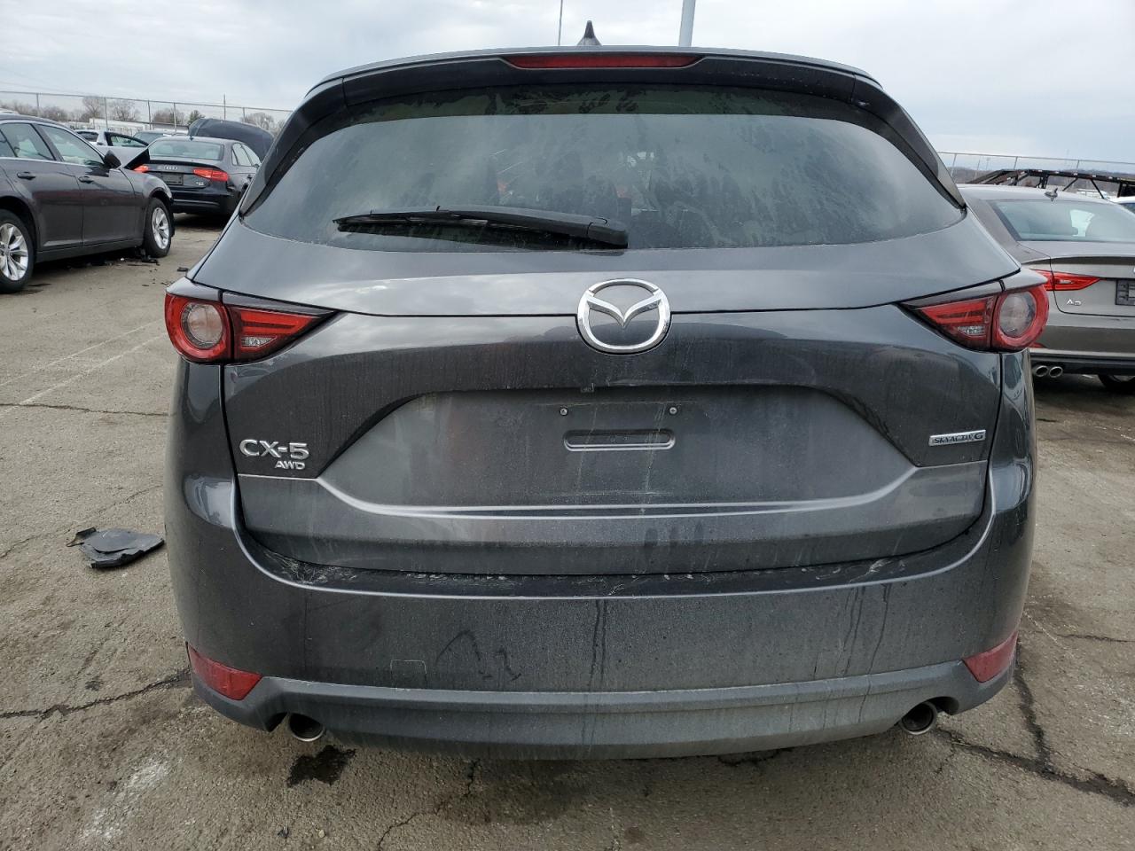 2020 Mazda CX-5 VIN JM3KFBDM5L1842645 Copart auction photo, front end / side damage thumbnail 6