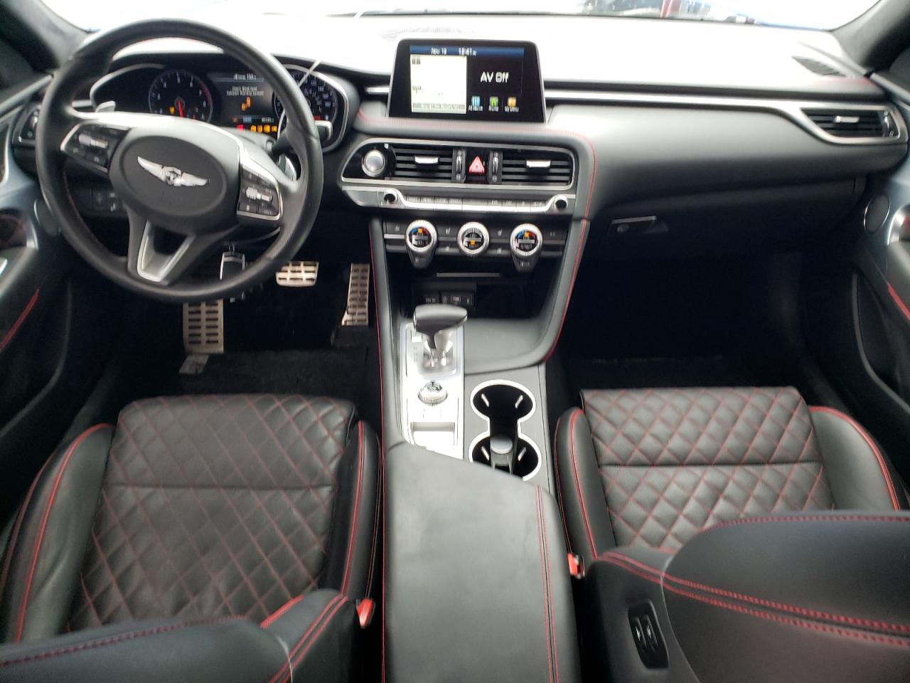 2019 Genesis G70 VIN KMTG44LA0KU022849 Copart auction photo, front end / side damage thumbnail 8