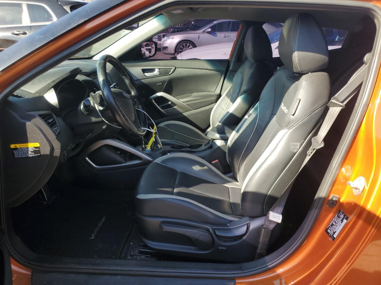 2015 Hyundai Veloster VIN KMHTC6AE8FU237382 Copart auction photo, front end damage thumbnail 7