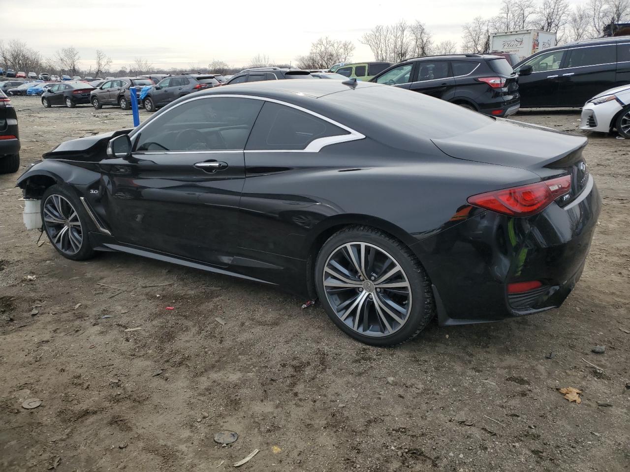 2017 Infiniti Q60 VIN JN1EV7EL7HM553190 Copart auction photo, front end damage thumbnail 2