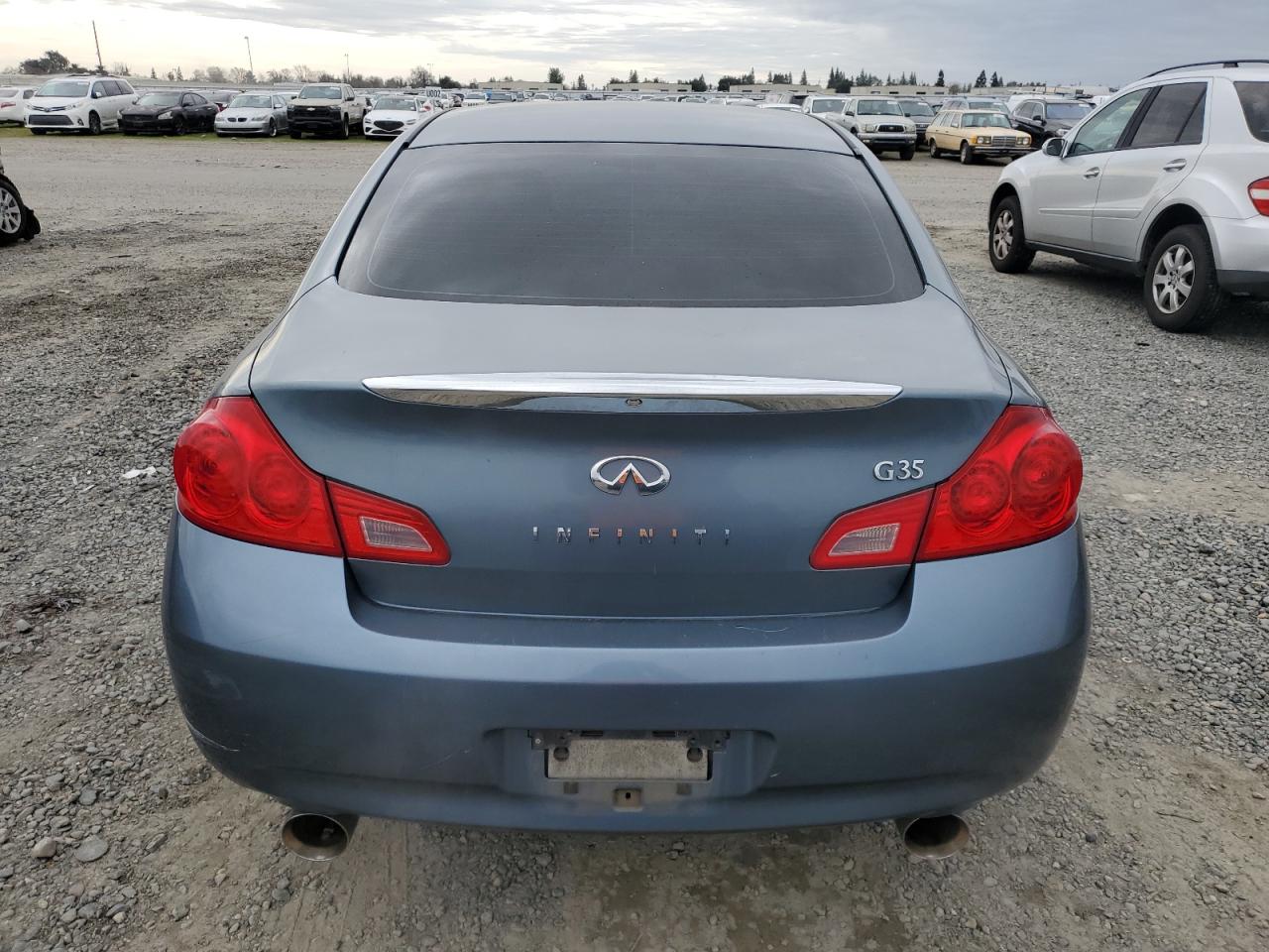 2007 Infiniti G VIN JNKBV61E07M704840 Copart auction photo, water/flood damage thumbnail 6