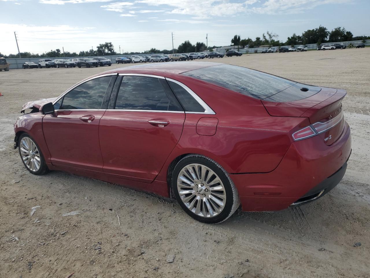 2013 Lincoln MKZ VIN 3LN6L2GK1DR822053 Copart auction photo, front end damage thumbnail 2