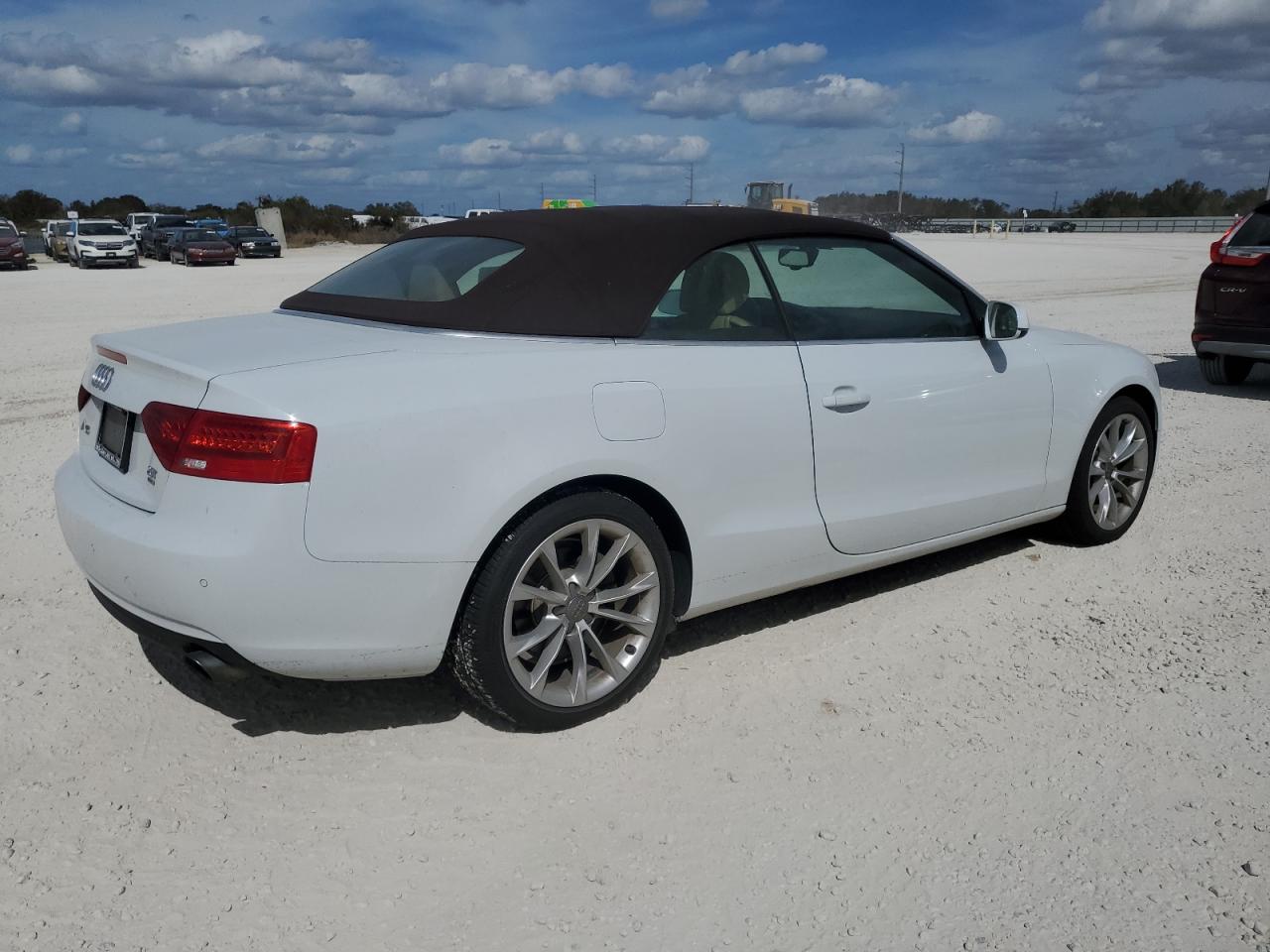 2014 Audi A5 VIN WAULFAFHXEN011111 Copart auction photo, water/flood damage thumbnail 3