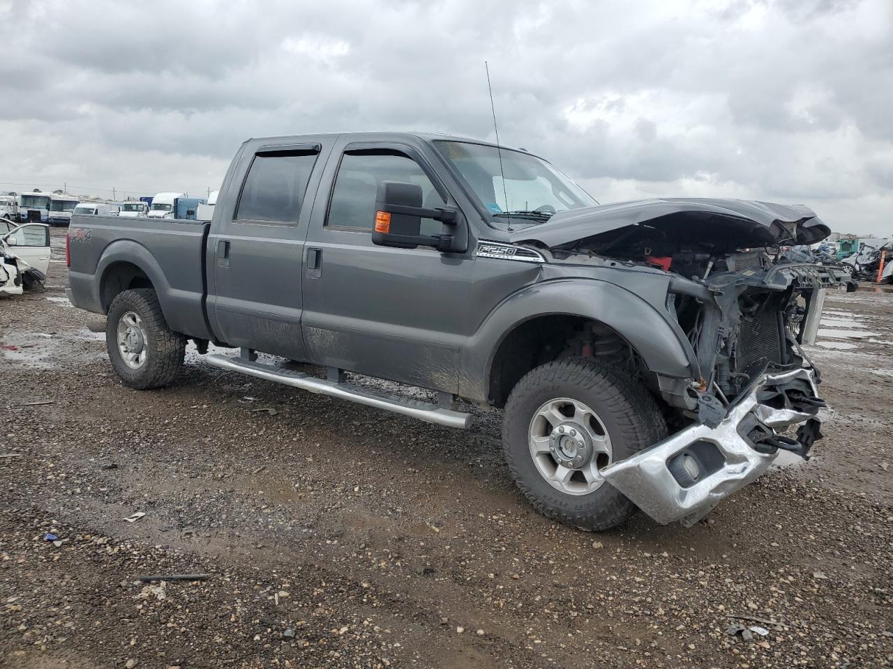 2015 Ford F250 VIN 1FT7W2B60FEB30673 Copart auction photo, front end / rear end damage thumbnail 4