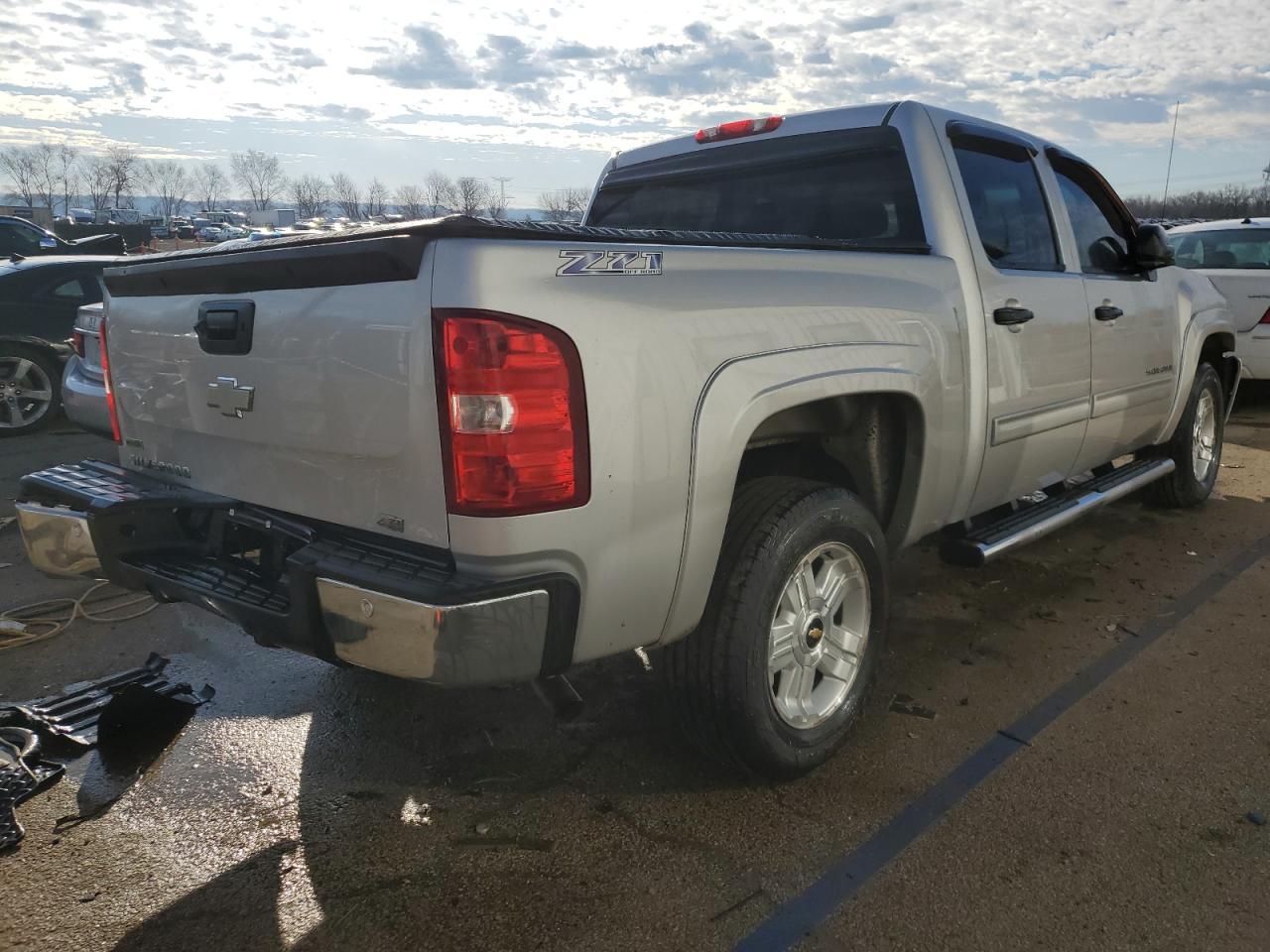 2011 Chevrolet Silverado VIN 3GCPKSE35BG161756 Copart auction photo, front end / rear end damage thumbnail 3
