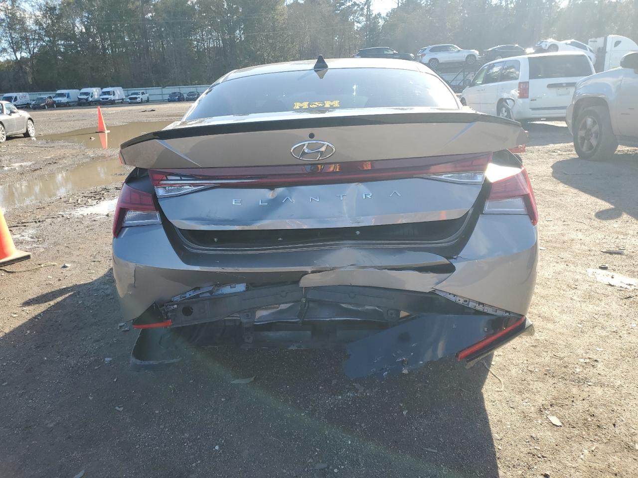 2023 Hyundai Elantra VIN KMHLR4AFXPU433823 Copart auction photo, all over damage thumbnail 6