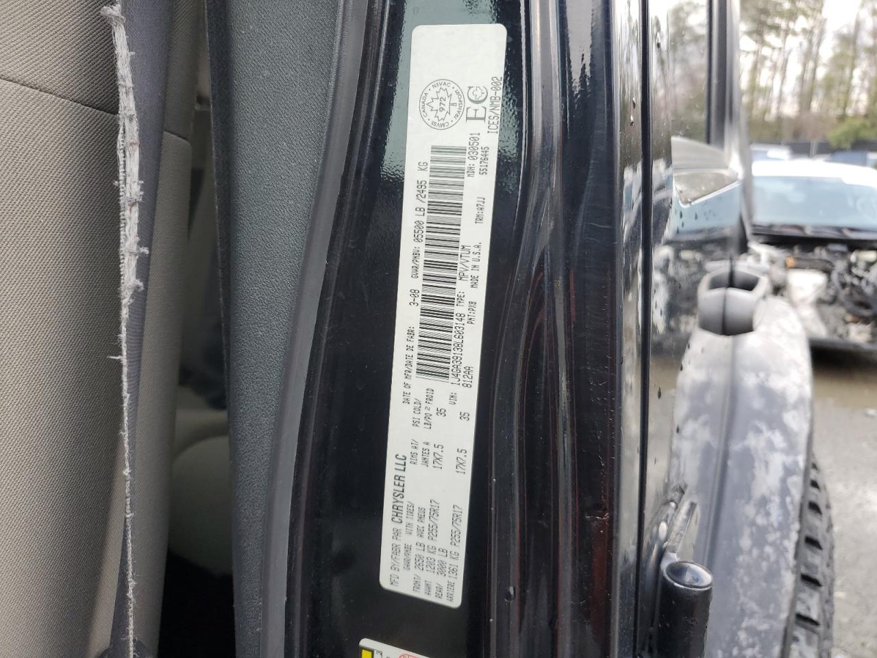 2008 Jeep Wrangler VIN 1J4GA39138L603148 Copart auction photo, minor dent/scratches damage thumbnail 13