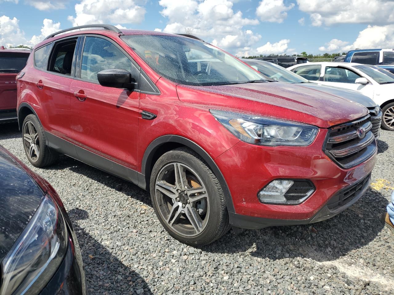 2019 Ford Escape VIN 1FMCU0HD9KUB48020 Copart auction photo, water/flood damage thumbnail 4