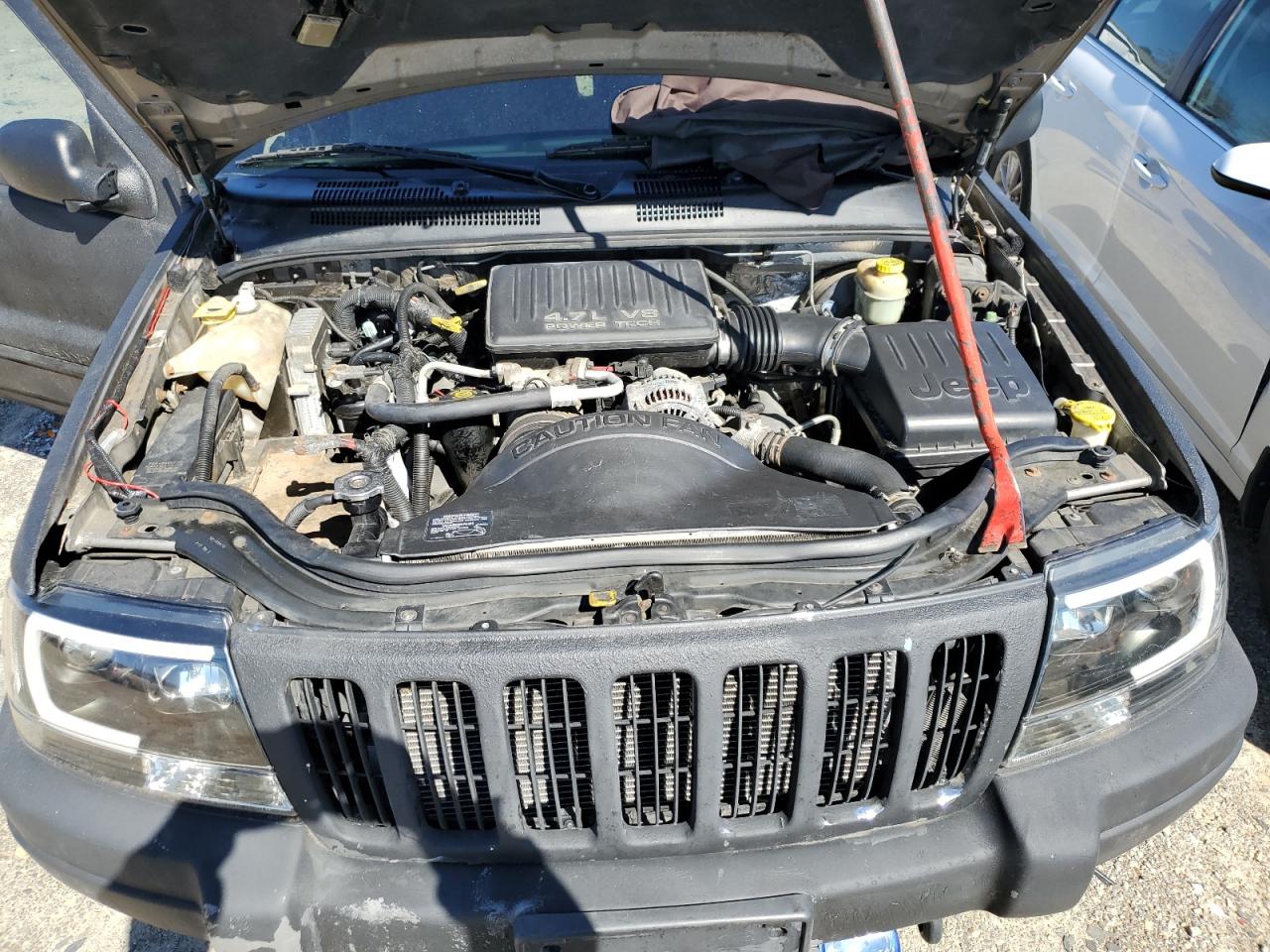 2000 Jeep Grand Cherokee VIN 1J4GW48NXYC135835 Copart auction photo, top/roof / all over damage thumbnail 13