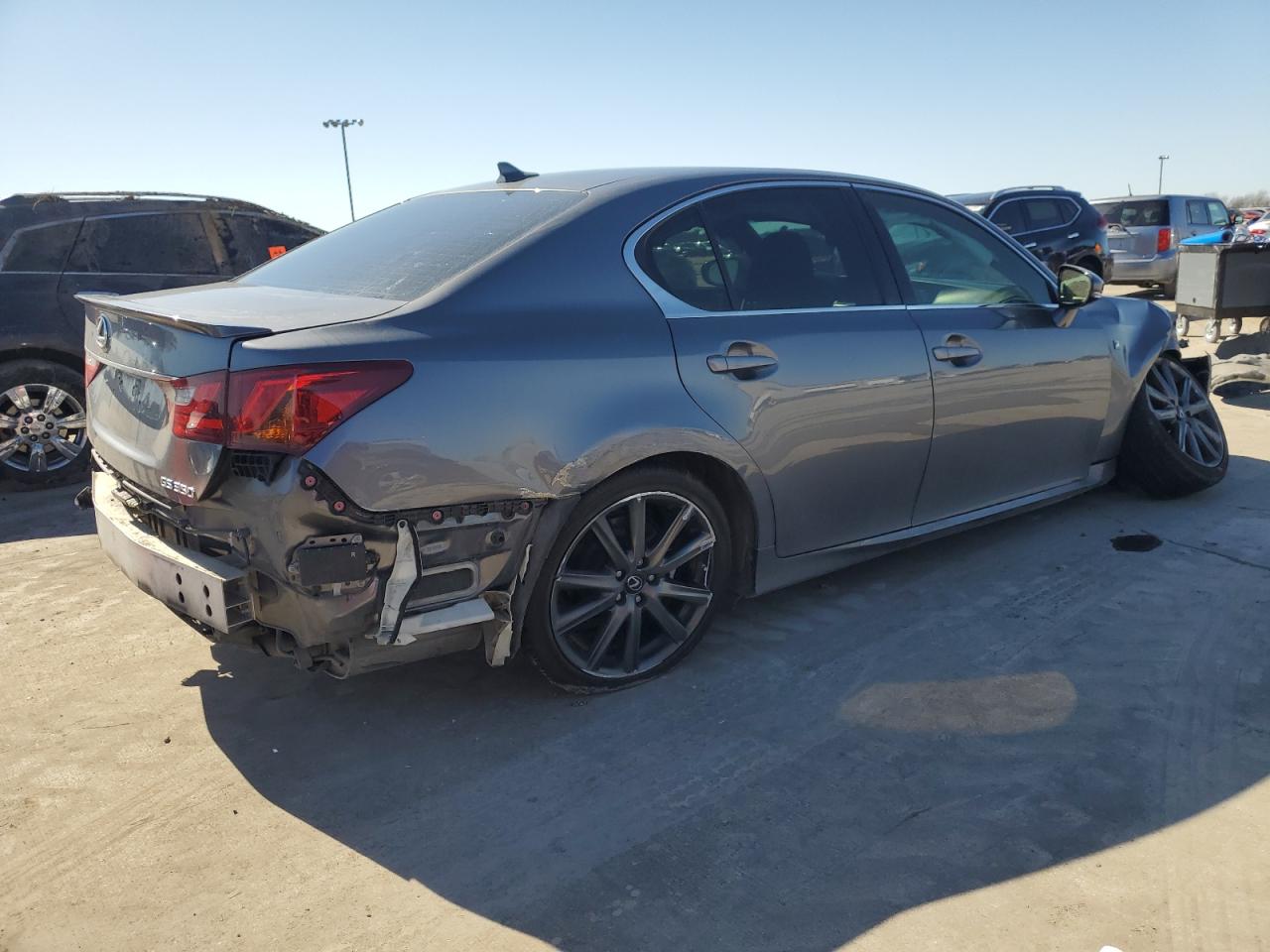 2013 Lexus GS VIN JTHBE1BL9D5012534 Copart auction photo, front end / hail damage thumbnail 3