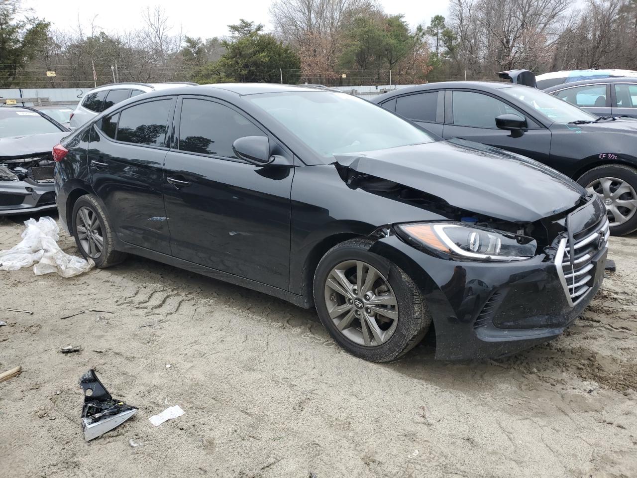 2018 Hyundai Elantra VIN 5NPD84LF1JH244360 Copart auction photo, front end damage thumbnail 4