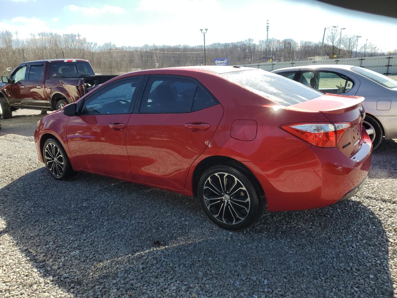 2014 Toyota Corolla VIN 5YFBURHE9EP011836 Copart auction photo, front end damage thumbnail 2