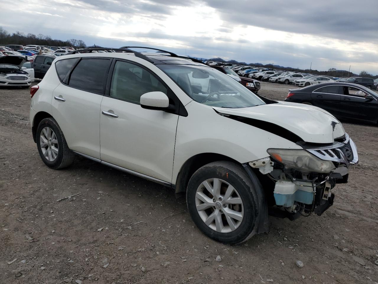 2011 Nissan Murano VIN JN8AZ1MU2BW068883 Copart auction photo, front end damage thumbnail 4