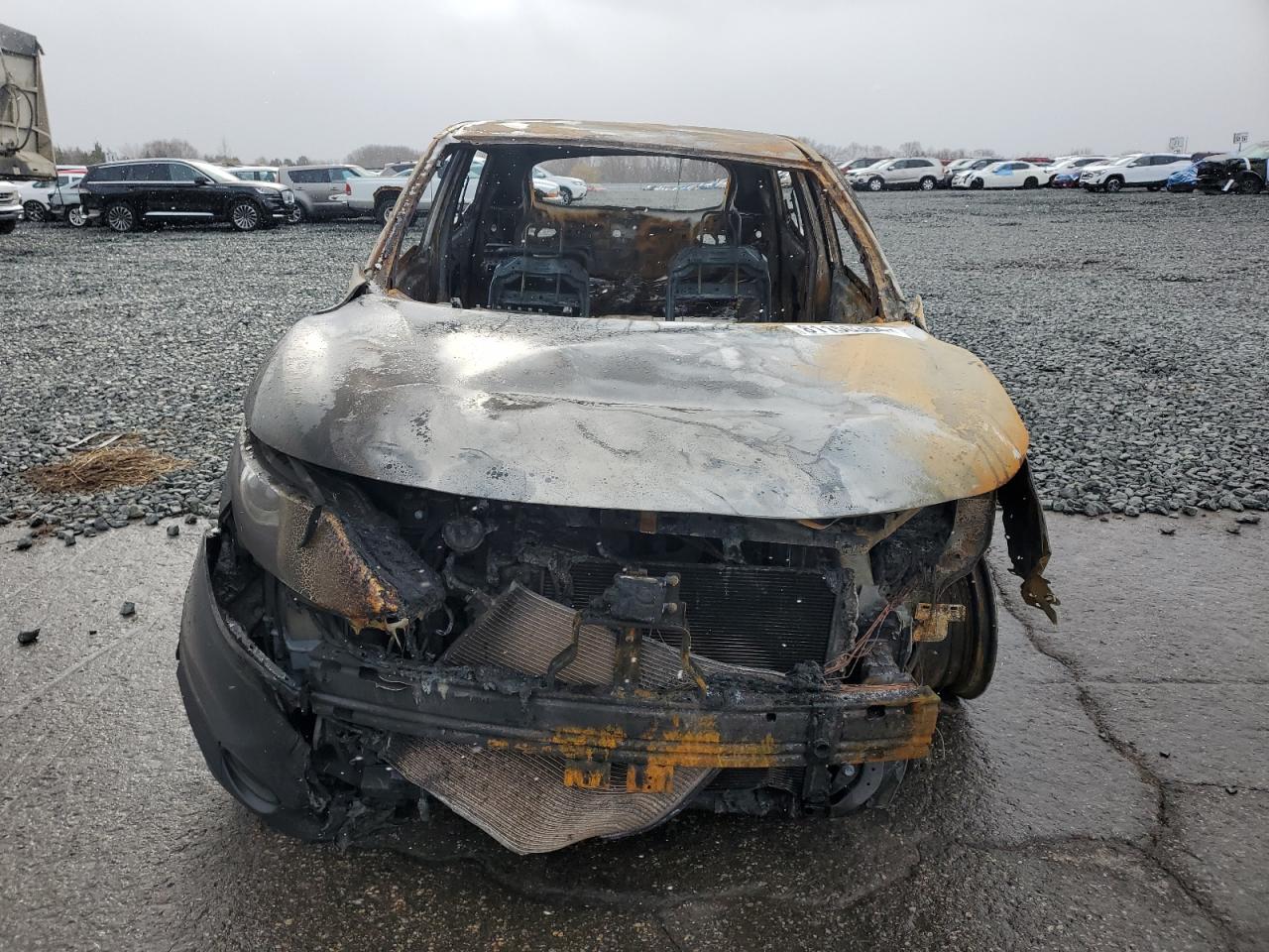 2018 Nissan Rogue VIN JN1BJ1CR4JW283218 Copart auction photo, burn damage thumbnail 5