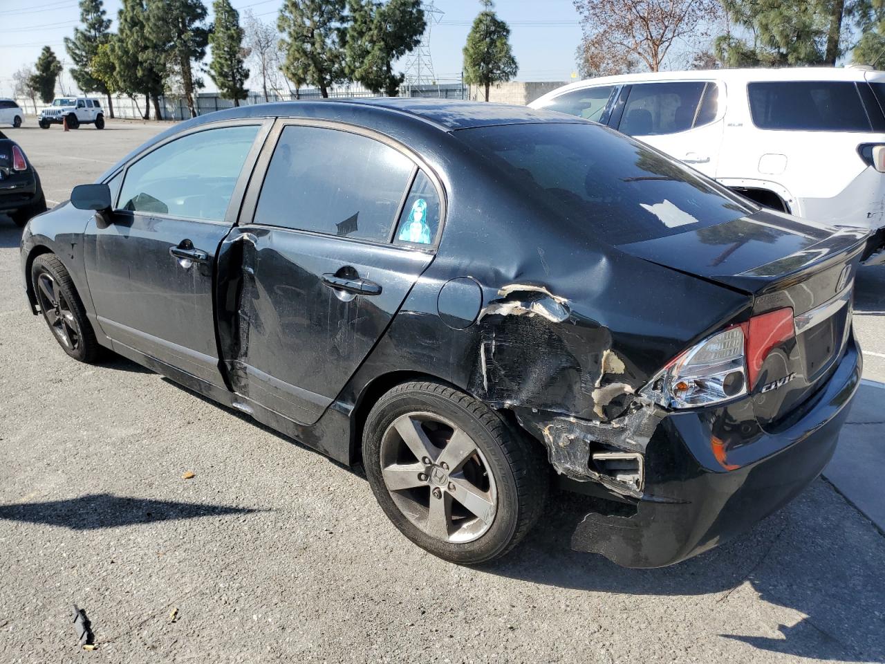 2009 Honda Civic VIN 19XFA16619E045039 Copart auction photo, side / front end damage thumbnail 2