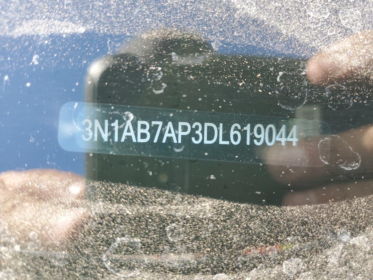 2013 Nissan Sentra VIN 3N1AB7AP3DL619044 Copart auction photo, all over damage thumbnail 13