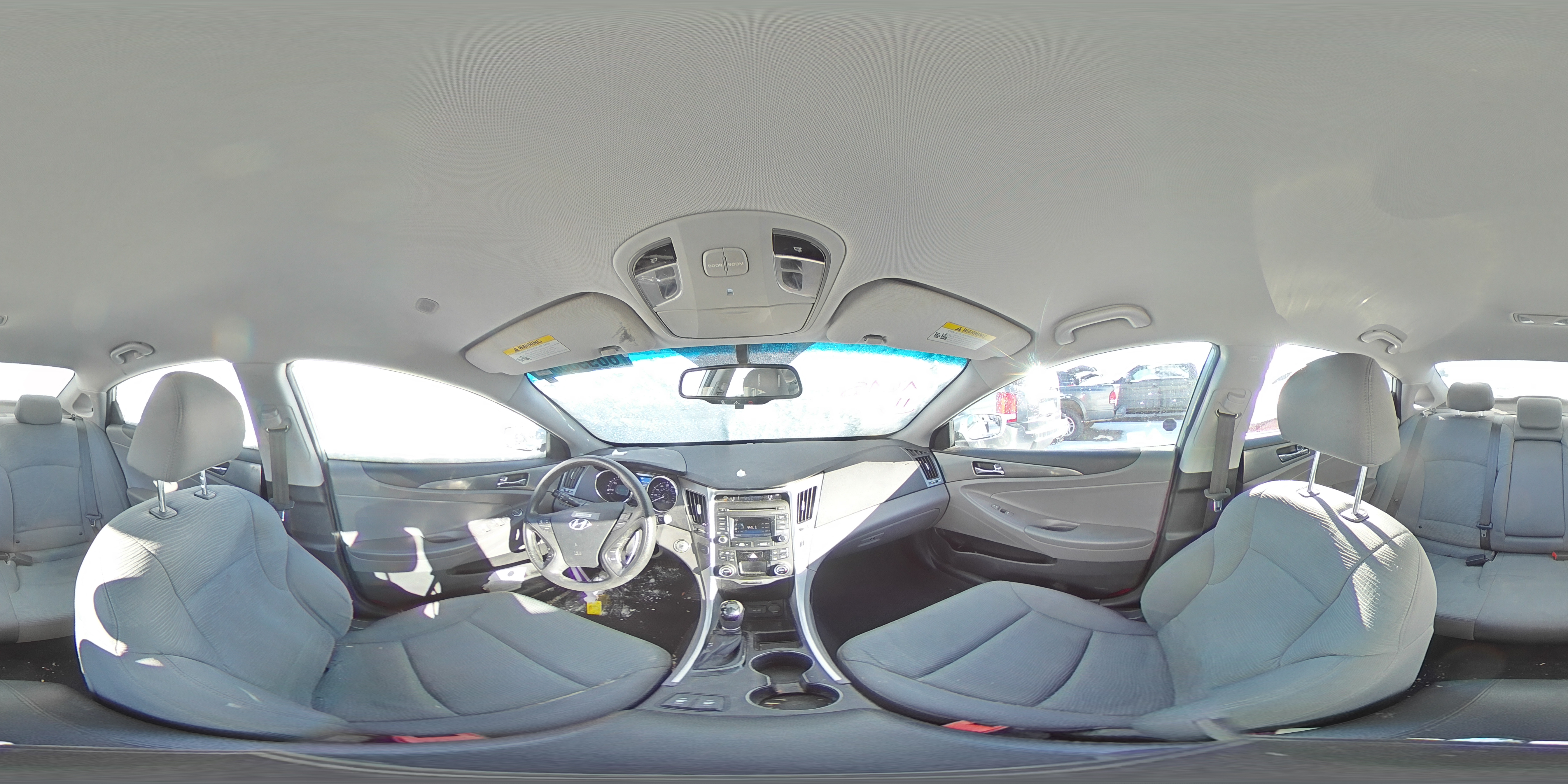 2015 Hyundai Sonata VIN KMHEC4A42FA133864 Copart auction photo, front end / rear end damage thumbnail 12