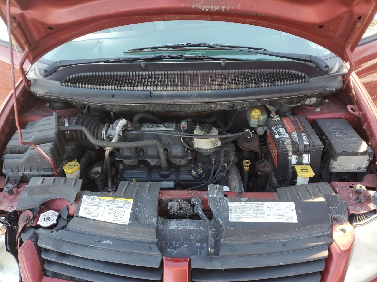 2007 Dodge Caravan VIN 2D8GP44L47R288354 Copart auction photo, front end / rear end damage thumbnail 13