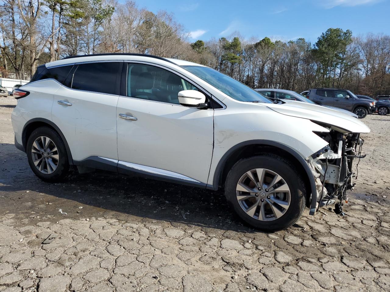 2017 Nissan Murano VIN 5N1AZ2MG1HN111096 Copart auction photo, front end / side damage thumbnail 4