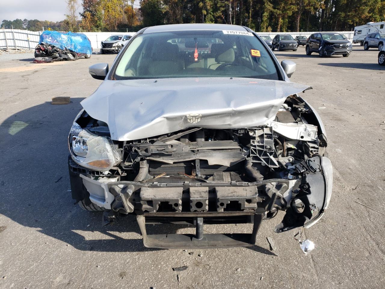 2014 Ford Focus VIN 1FADP3K21EL133312 Copart auction photo, front end damage thumbnail 5
