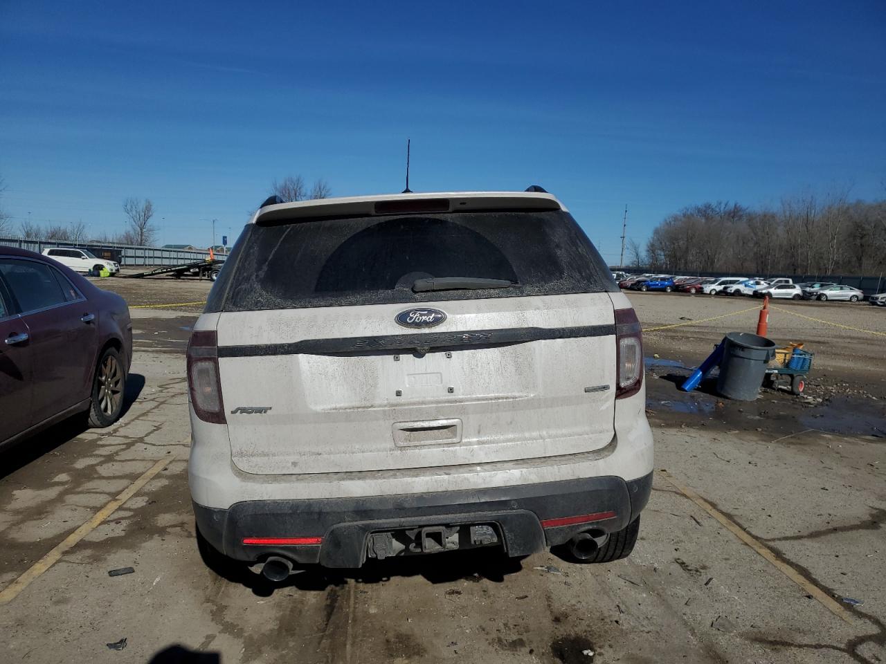 2015 Ford Explorer VIN 1FM5K8GT8FGB46818 Copart auction photo, front end damage thumbnail 6