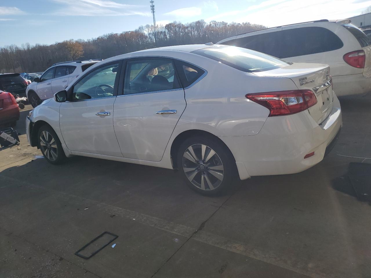 2019 Nissan Sentra VIN 3N1AB7AP4KY450040 Copart auction photo, front end damage thumbnail 2