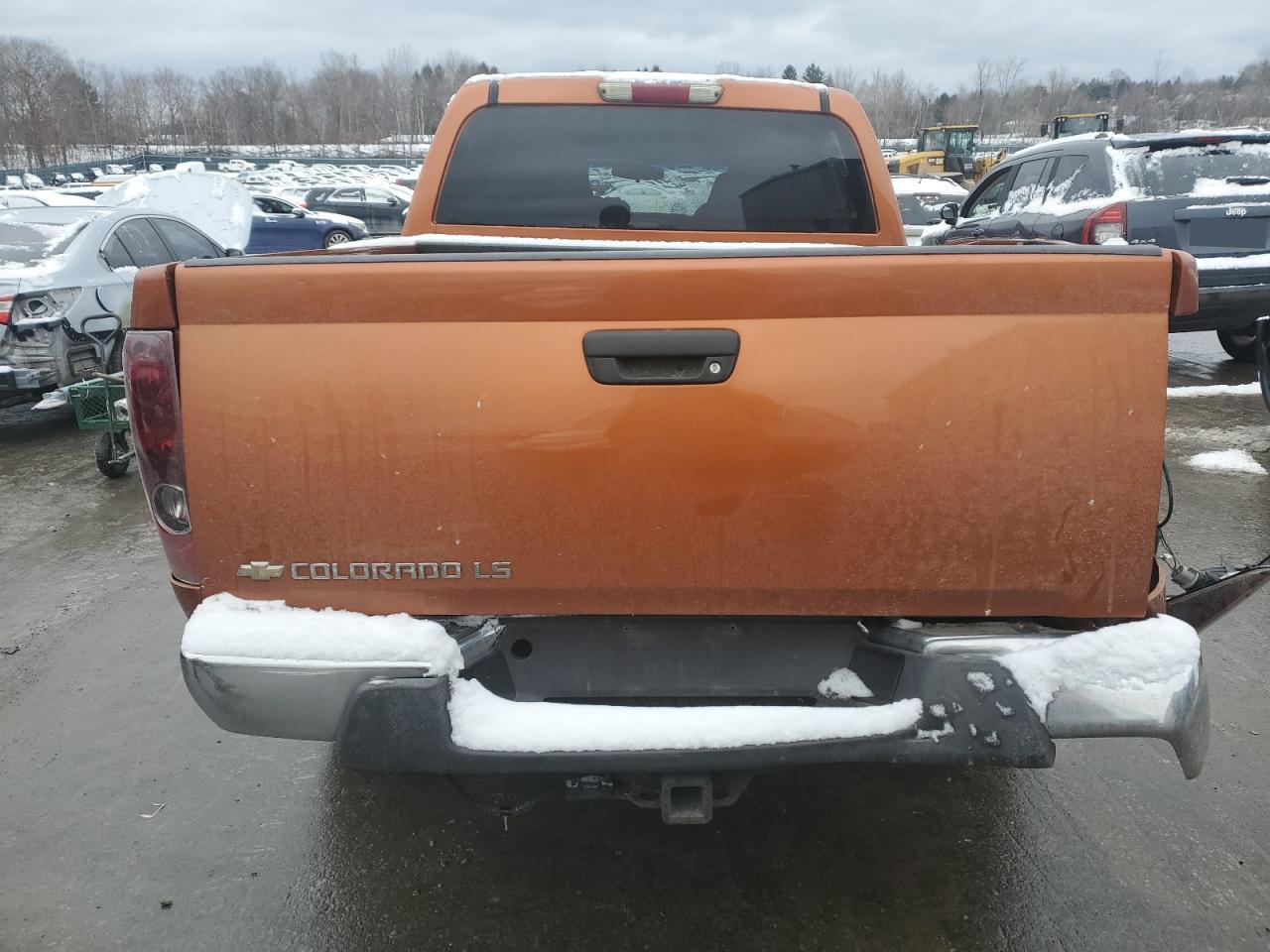 2004 Chevrolet Colorado VIN 1GCDT136948194498 Copart auction photo, rear end / undercarriage damage thumbnail 6