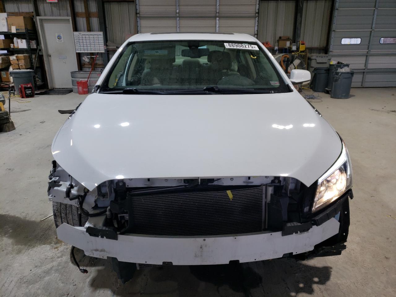 2015 Buick LaCrosse VIN 1G4GB5G39FF257598 Copart auction photo, side / front end damage thumbnail 5
