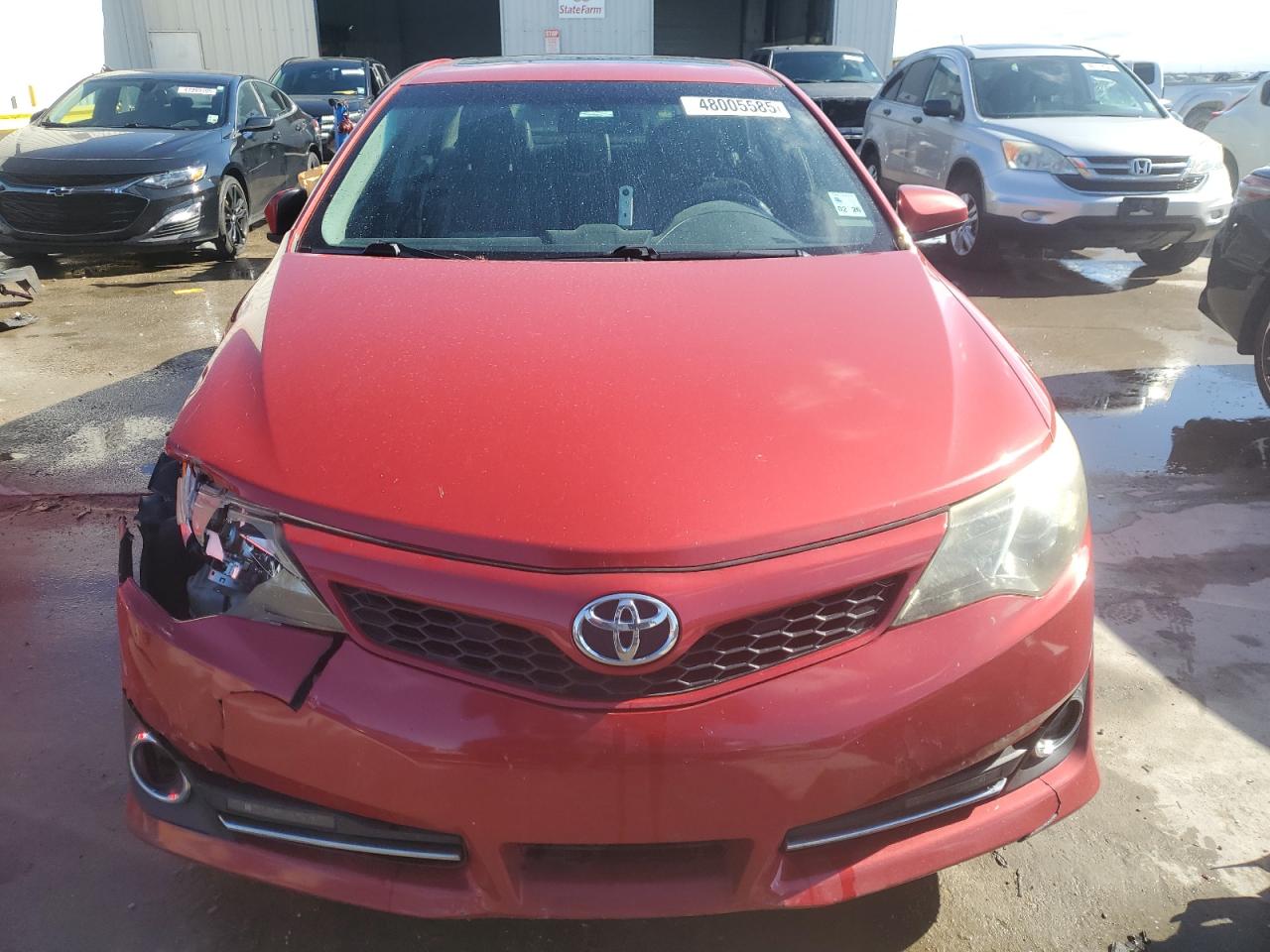 2012 Toyota Camry VIN 4T1BF1FK4CU626889 Copart auction photo, front end / undercarriage damage thumbnail 5