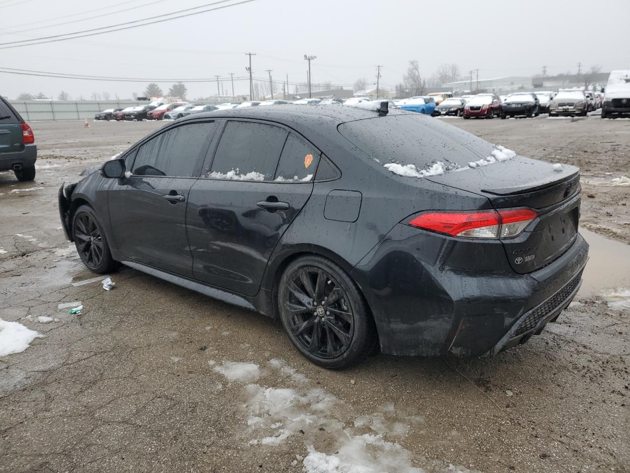2021 Toyota Corolla VIN 5YFS4MCE1MP059467 Copart auction photo, front end / frame damage damage thumbnail 2
