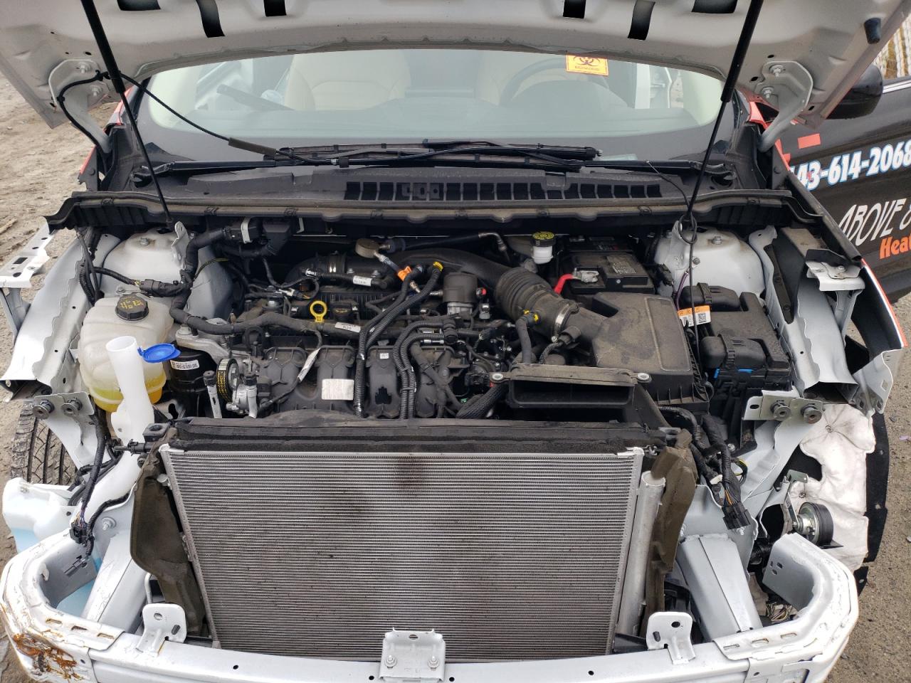 2022 Ford Edge VIN 2FMPK4J92NBA99497 Copart auction photo, front end / side damage thumbnail 12